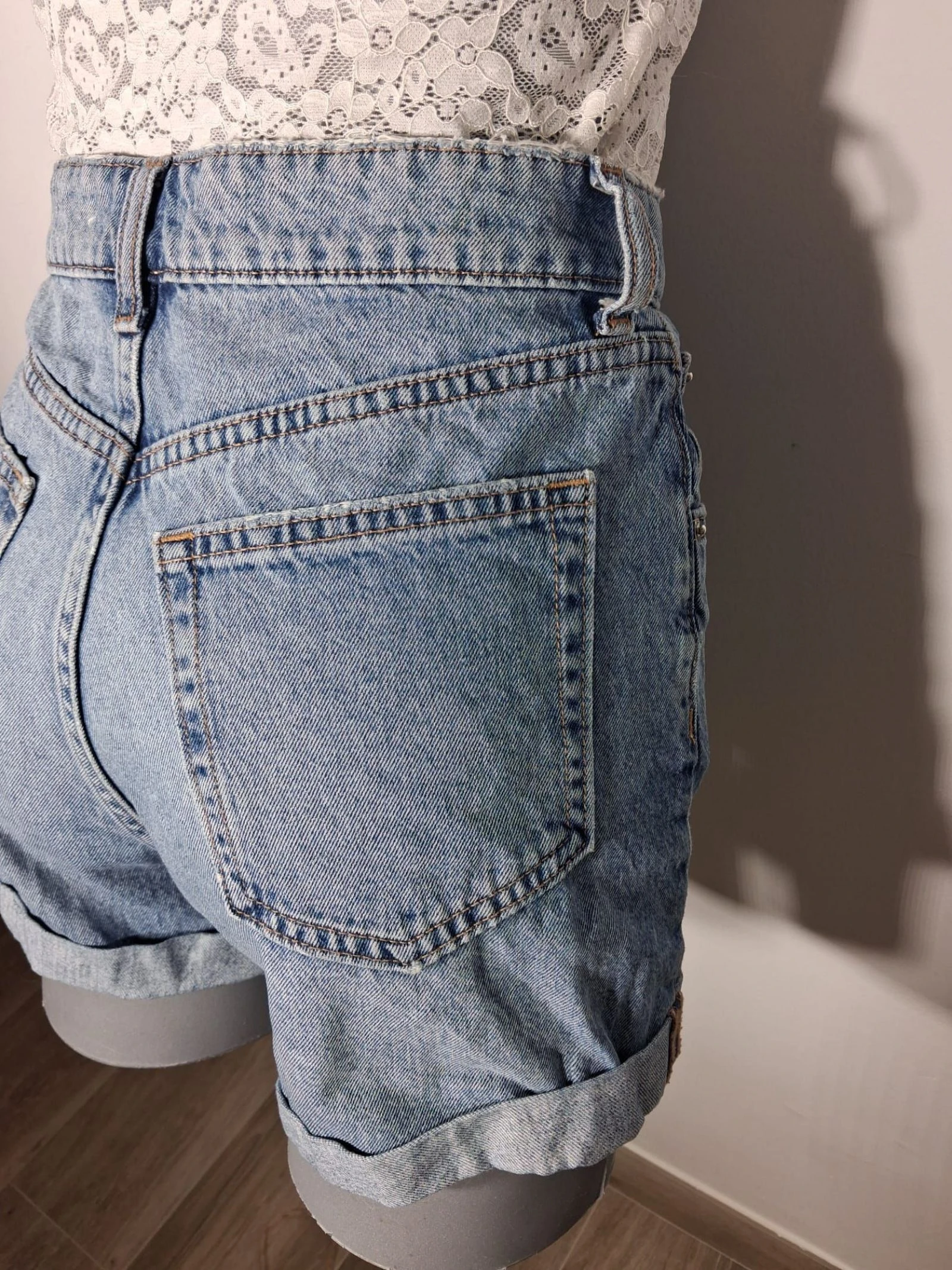 Shorts vaqueros H&M Divided tiro alto talla 34 – photo 6